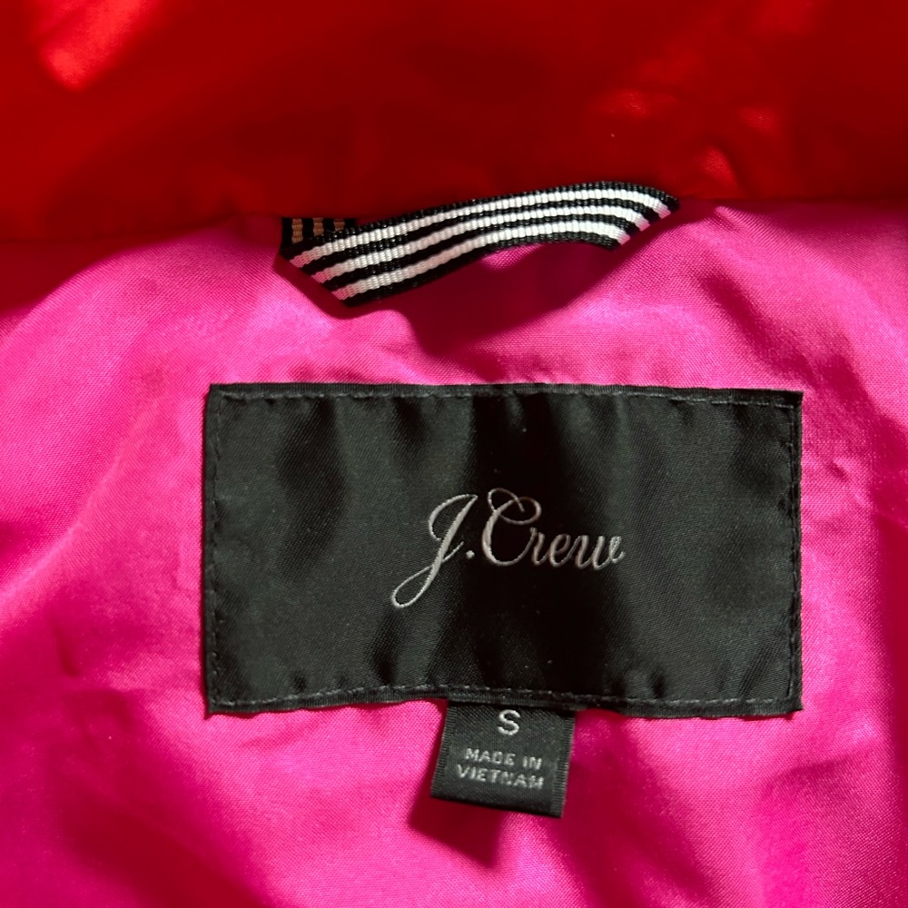 J Crew Primaloft Puffer Jacket, women’s size Small